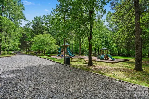 a big yard with lots of green space and trees