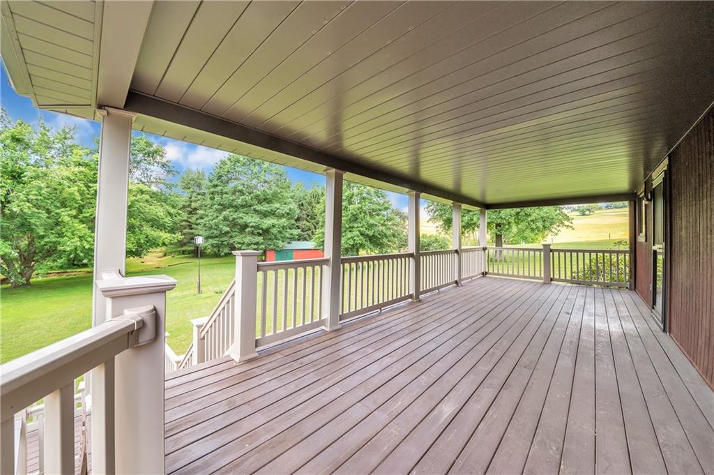 487 Ridge Road Hickory, PA 15340 - Photo 22 of 25 a view of deck with wooden floor