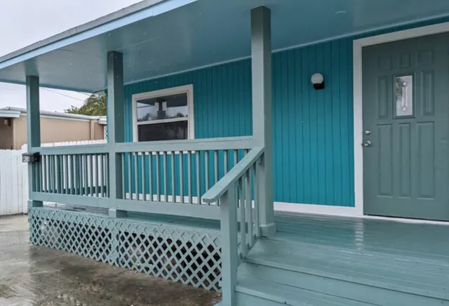 a view of deck with a deck