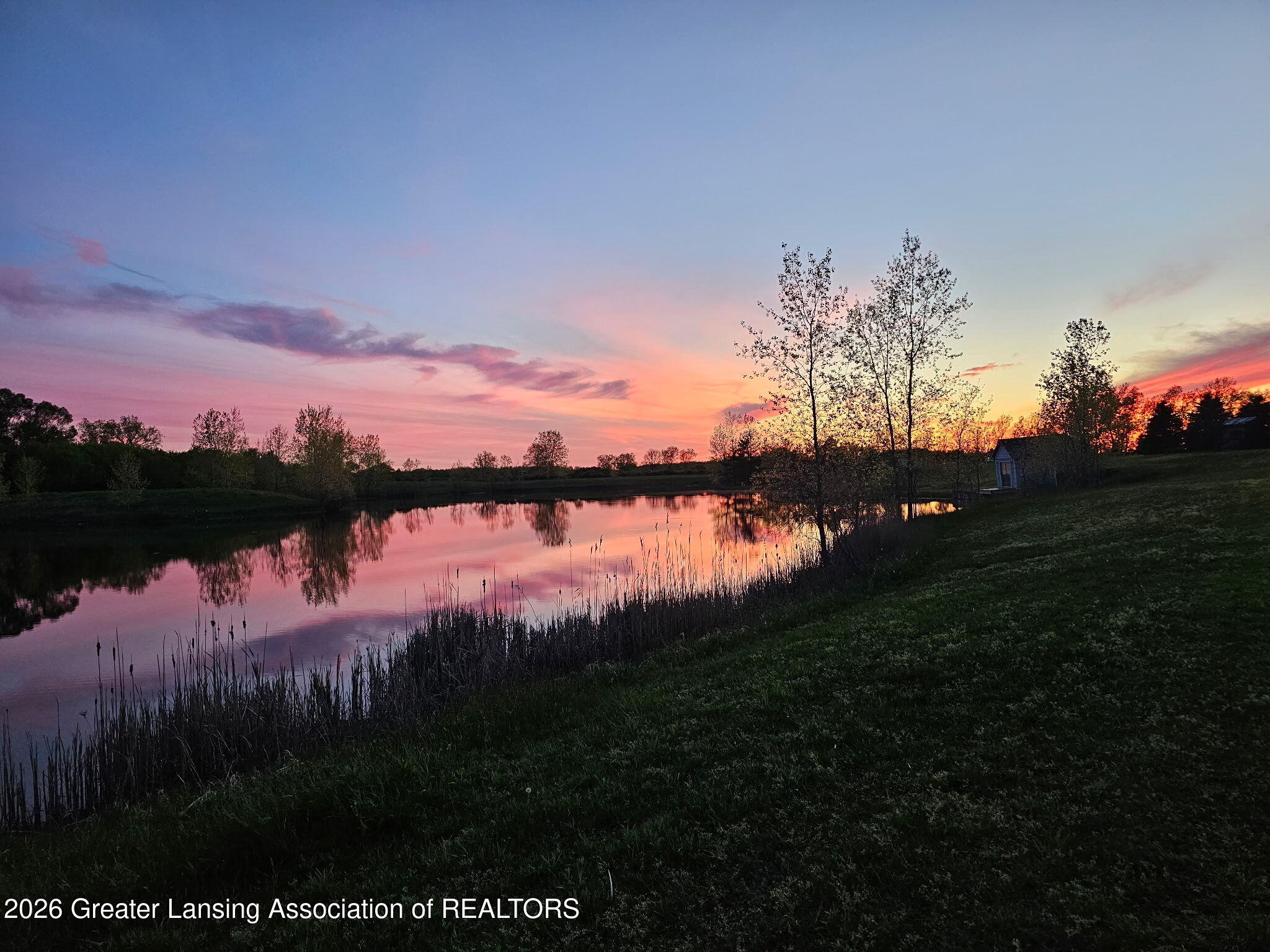 2426 East Colony Road St. Johns, MI 48879 - Photo 28 of 45 Sunset on the Pond