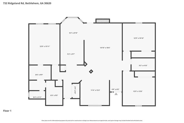$362,500 | 732 Ridgeland Road, Bethlehem, GA 30620