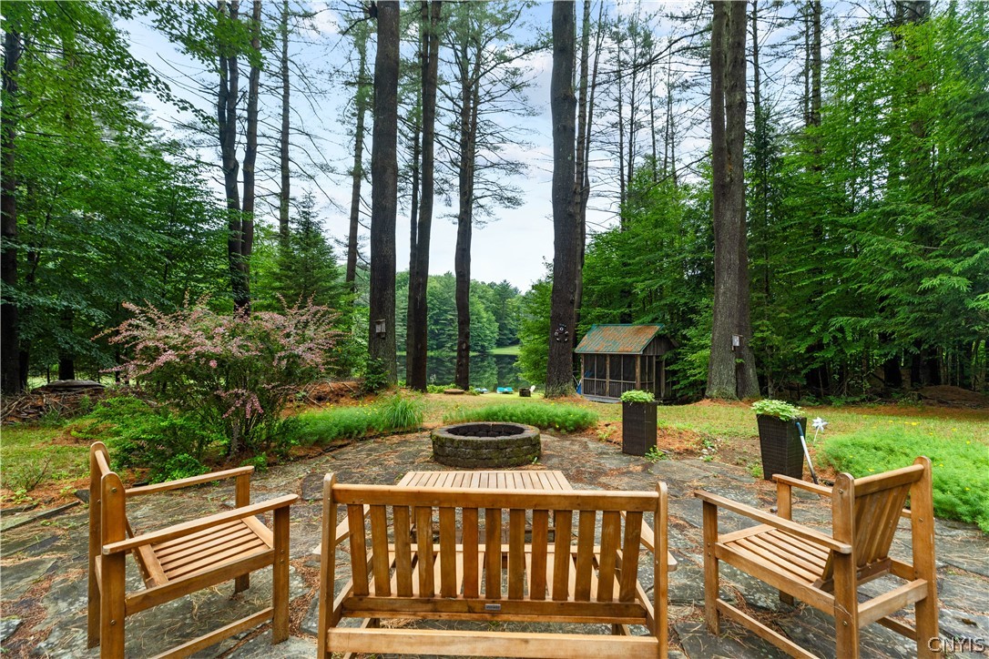 331 Pardee Road Russia, NY 13438 - Photo 4 of 31 Firepit Overlooking the Lake