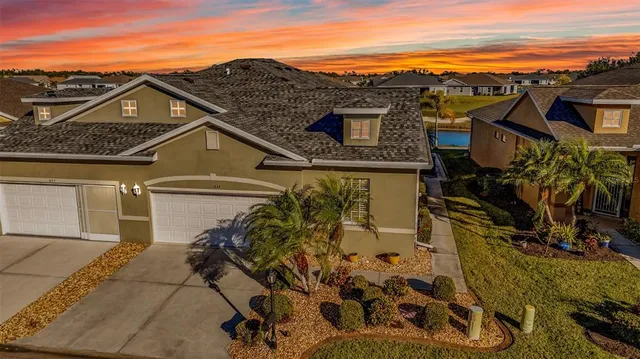 a view of a house with a ocean view