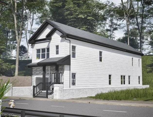 a view of a house and a yard