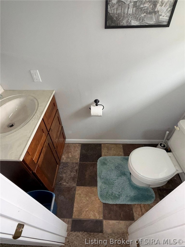 1110 West Helton Road Scottsburg, IN 47170 - Photo 16 of 22 Master half bath