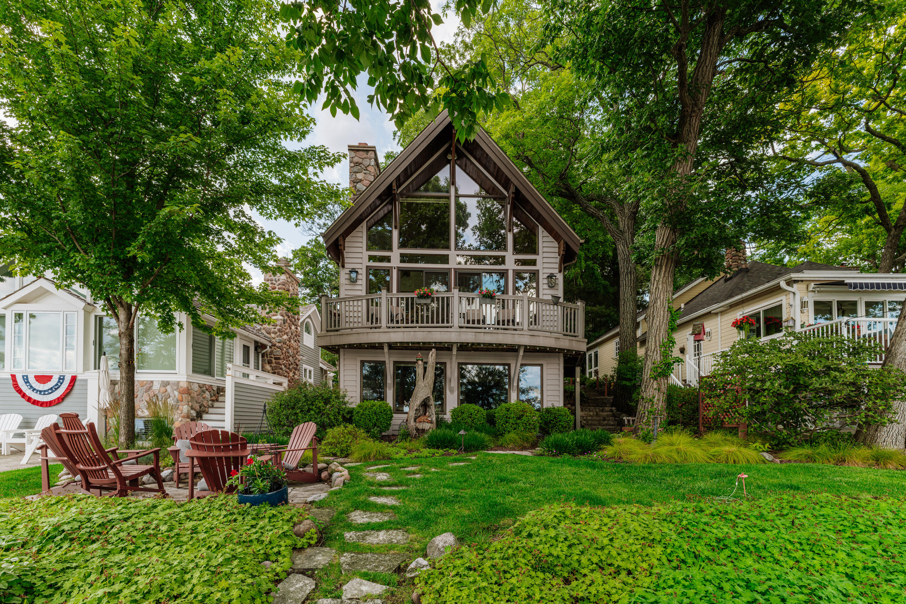 4 Dartmouth Road Williams Bay, WI 53191 - Photo 1 of 43 Stunning Geneva Lakefront Property in Dartmouth Woods