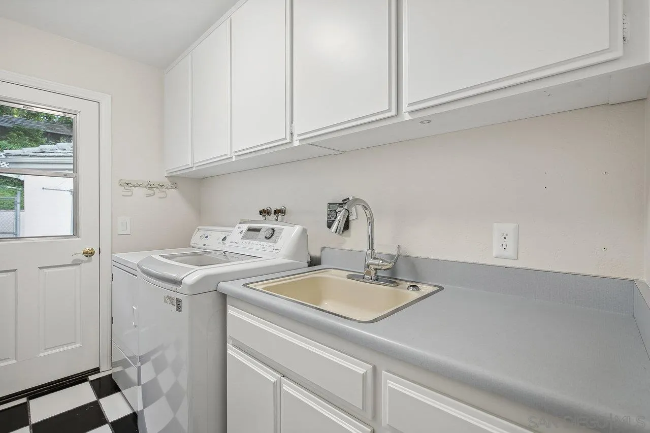 1532 Rancho Encinitas Drive Encinitas, CA 92024 - Photo 58 of 74 a utility room with sink dryer and washer