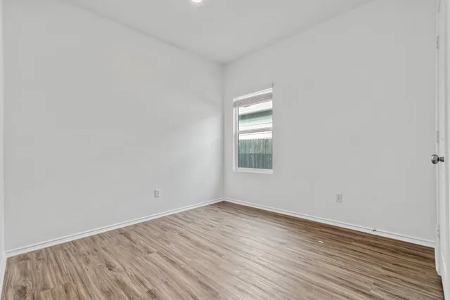 wooden floor in an empty room