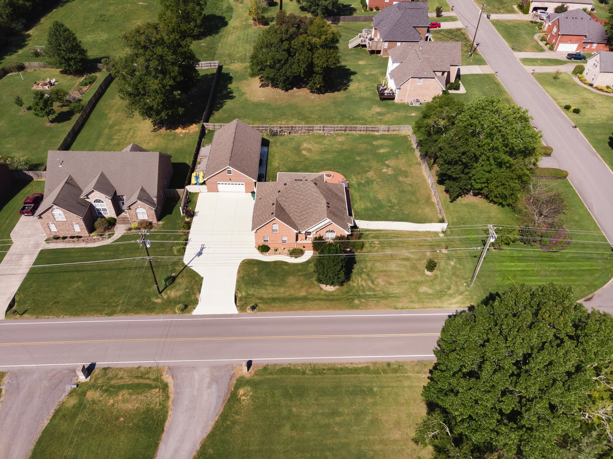 631 Harkreader Road Mount Juliet, TN 37122 - Photo 28 of 30 an aerial view of a house with outdoor space
