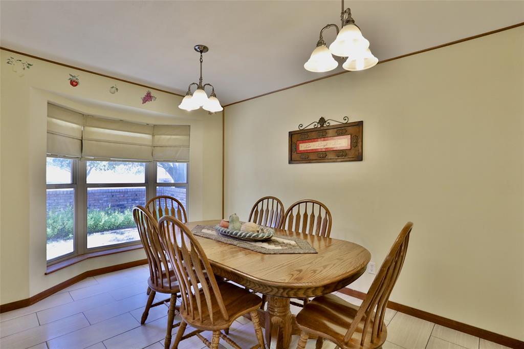 448 Elmdale Road South Abilene, TX 79602 - Photo 13 of 39 a view of a dining room with furniture window and outside view