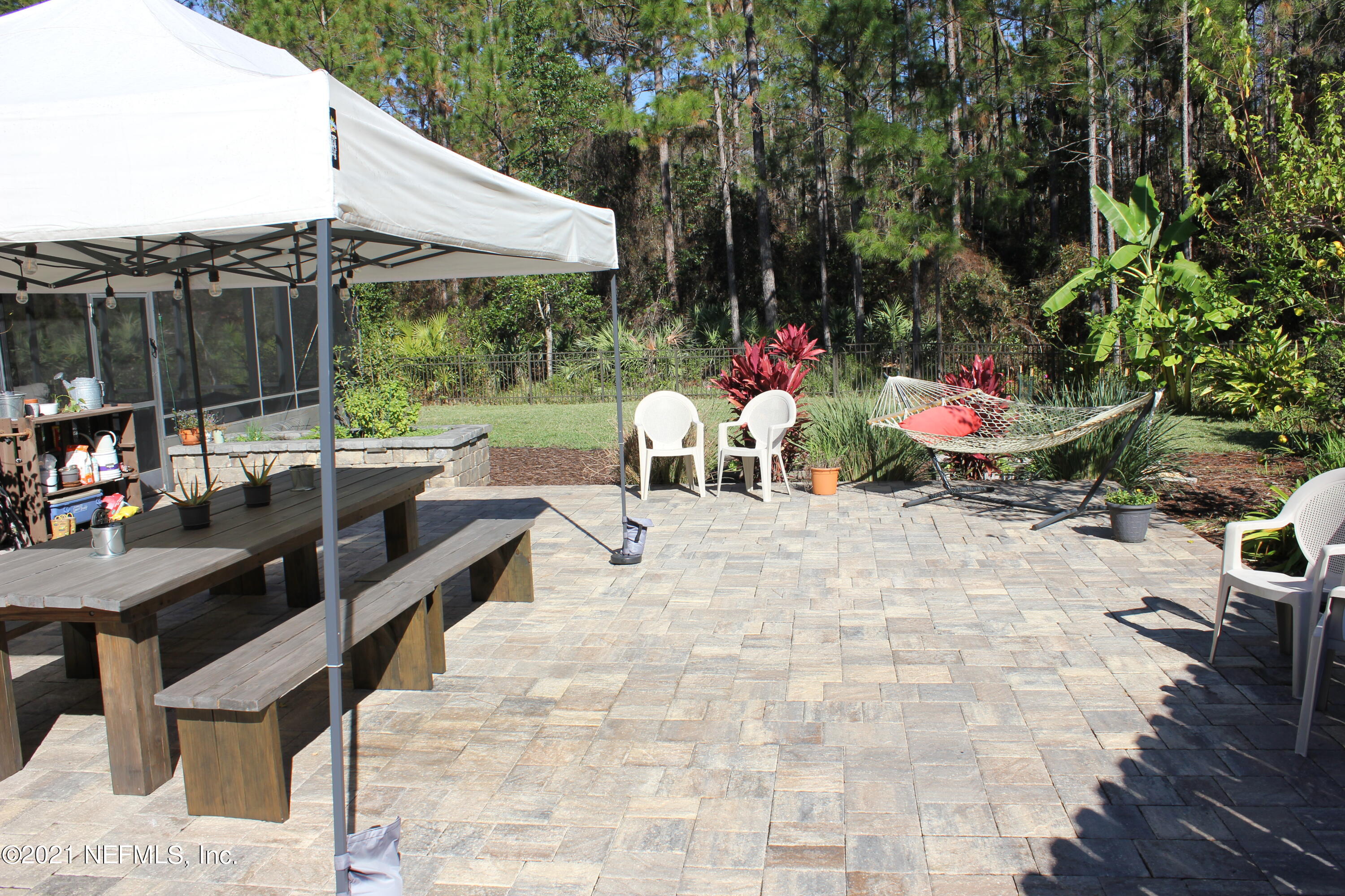 3156 East Banister Road St. Augustine, FL 32092 - Photo 42 of 45 Patio to Yard
