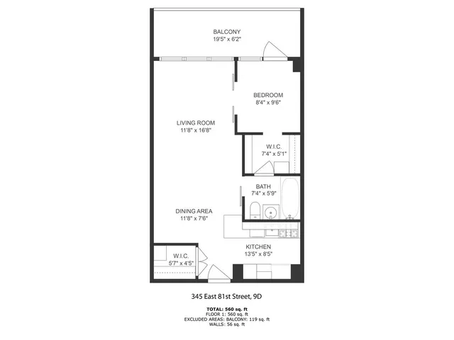 $725,000 | 345 East 81st Street, Unit 9D | Upper East Side