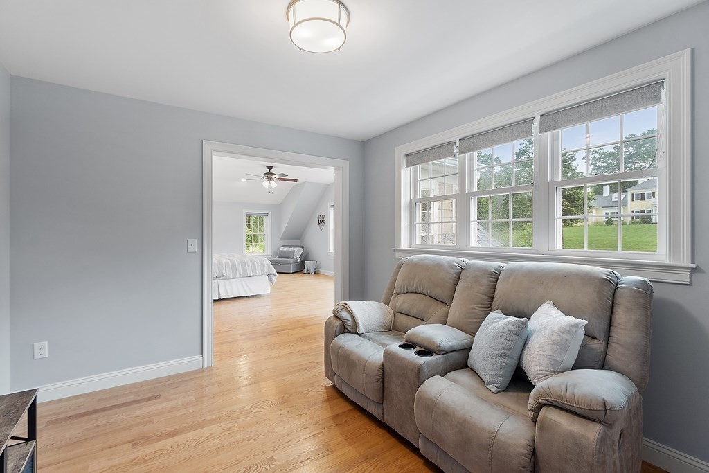 64 Mill Pond Road Bolton, MA 01740 - Photo 23 of 41 a living room with furniture and a large window