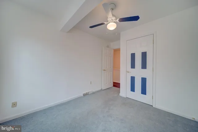 a view of an empty room