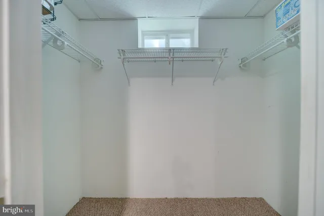 a view of walk in closet