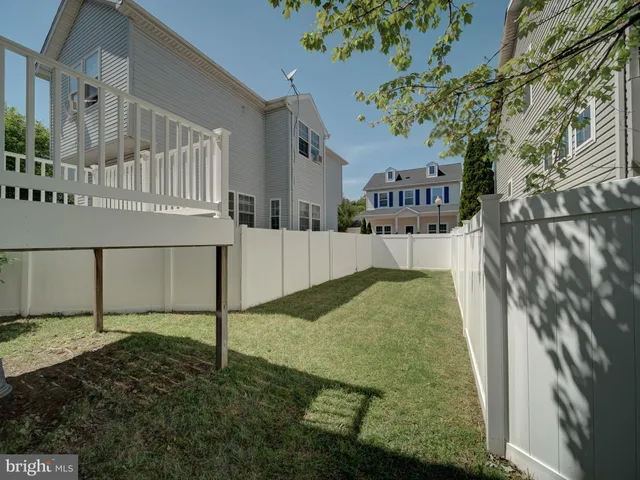 a view of backyard of house