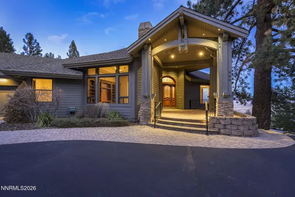 a view of a entryway with a front door