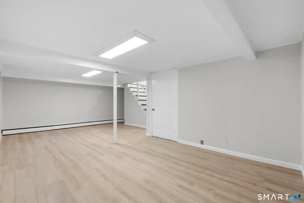 wooden floor in an empty room