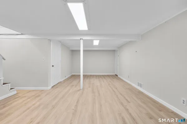 wooden floor in an empty room