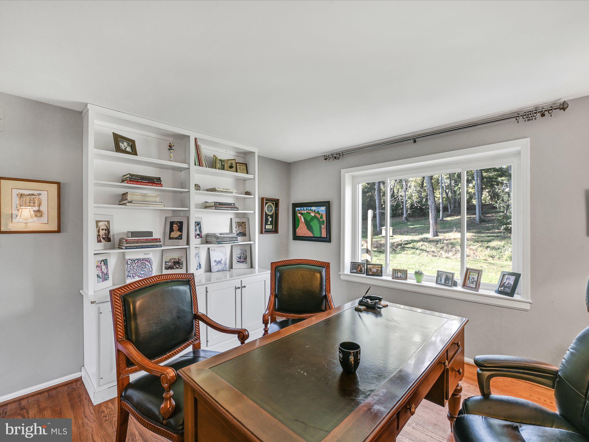 15 McLeod Pond Road Glenmoore, PA 19343 - Photo 23 of 57 First floor office with Built-in book shelves