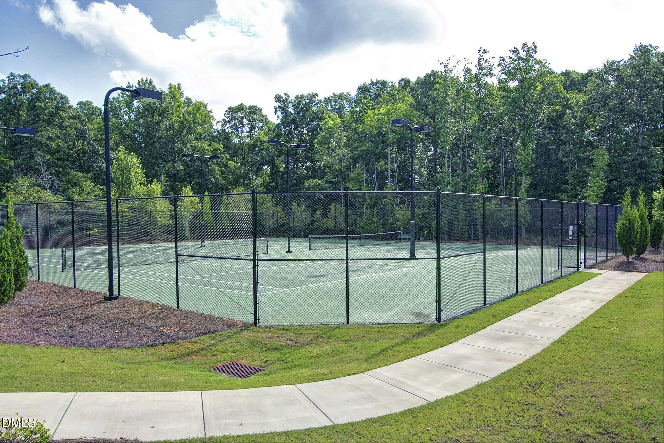212 Mystic Pine Place Apex, NC 27539 - Photo 62 of 67 a view of a backyard with entertaining space