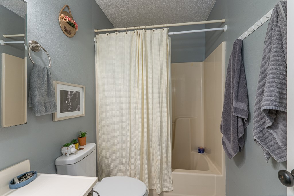 264 Tommy's Lane Murphy, NC 28906 - Photo 26 of 53 a white toilet sitting next to a bathroom sink and tub
