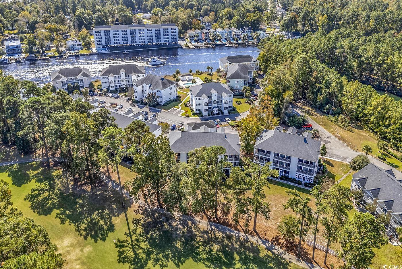 1525 Lanterns Rest Road, Unit 301 Myrtle Beach, SC 29579 - Photo 31 of 34 Bird's eye view with a water view