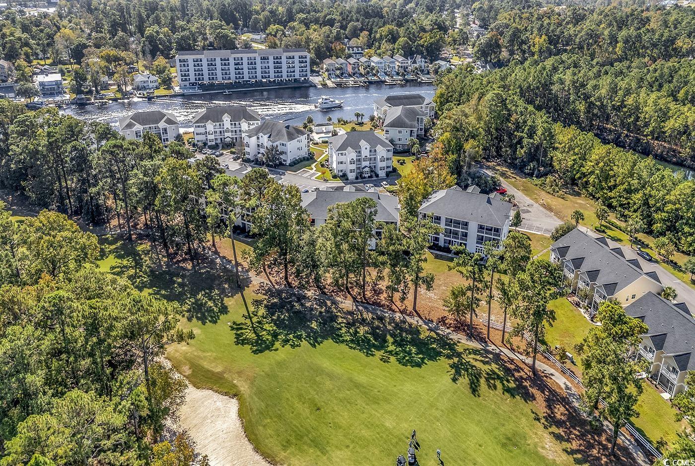1525 Lanterns Rest Road, Unit 301 Myrtle Beach, SC 29579 - Photo 32 of 34 Drone / aerial view featuring a water view