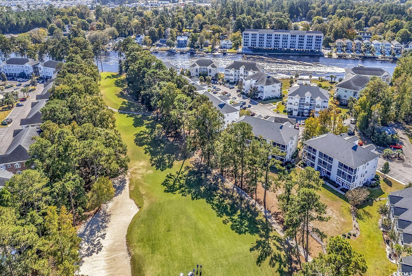 1525 Lanterns Rest Road, Unit 301 Myrtle Beach, SC 29579 - Photo 33 of 34 Aerial view featuring a water view