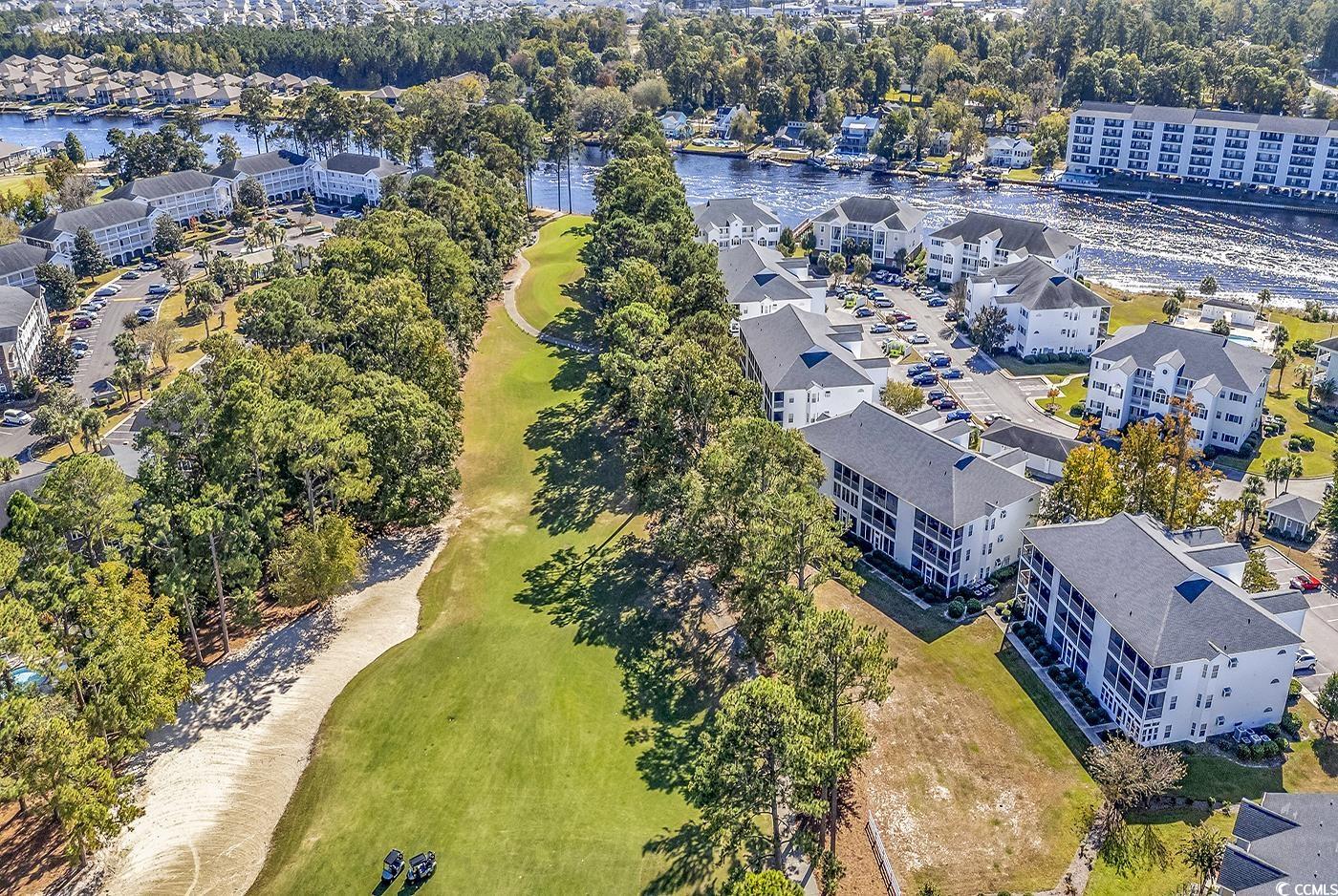 1525 Lanterns Rest Road, Unit 301 Myrtle Beach, SC 29579 - Photo 34 of 34 Aerial view featuring a water view