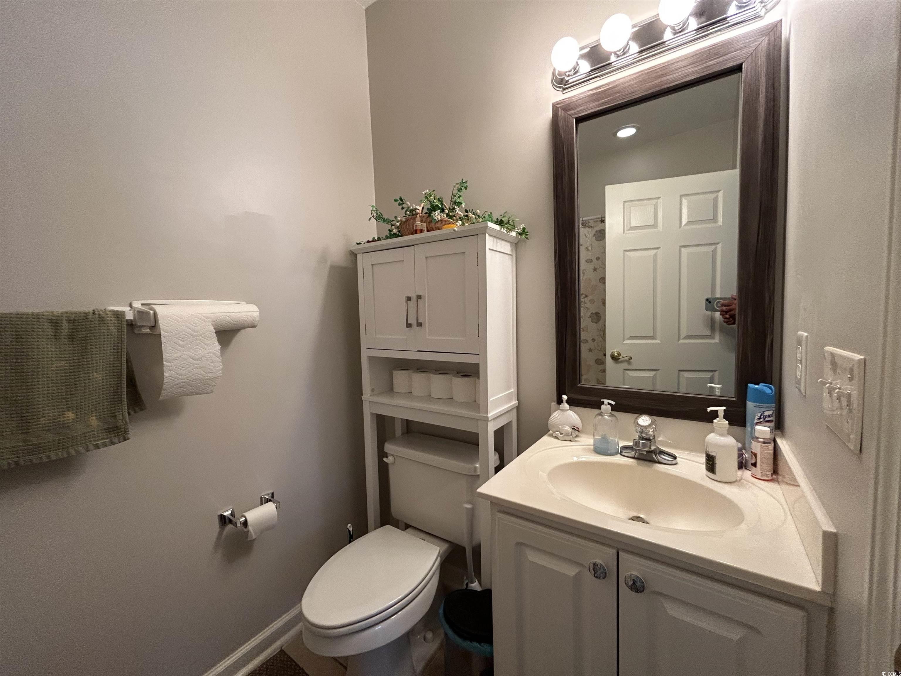 1525 Lanterns Rest Road, Unit 301 Myrtle Beach, SC 29579 - Photo 7 of 34 Bathroom with vanity and toilet