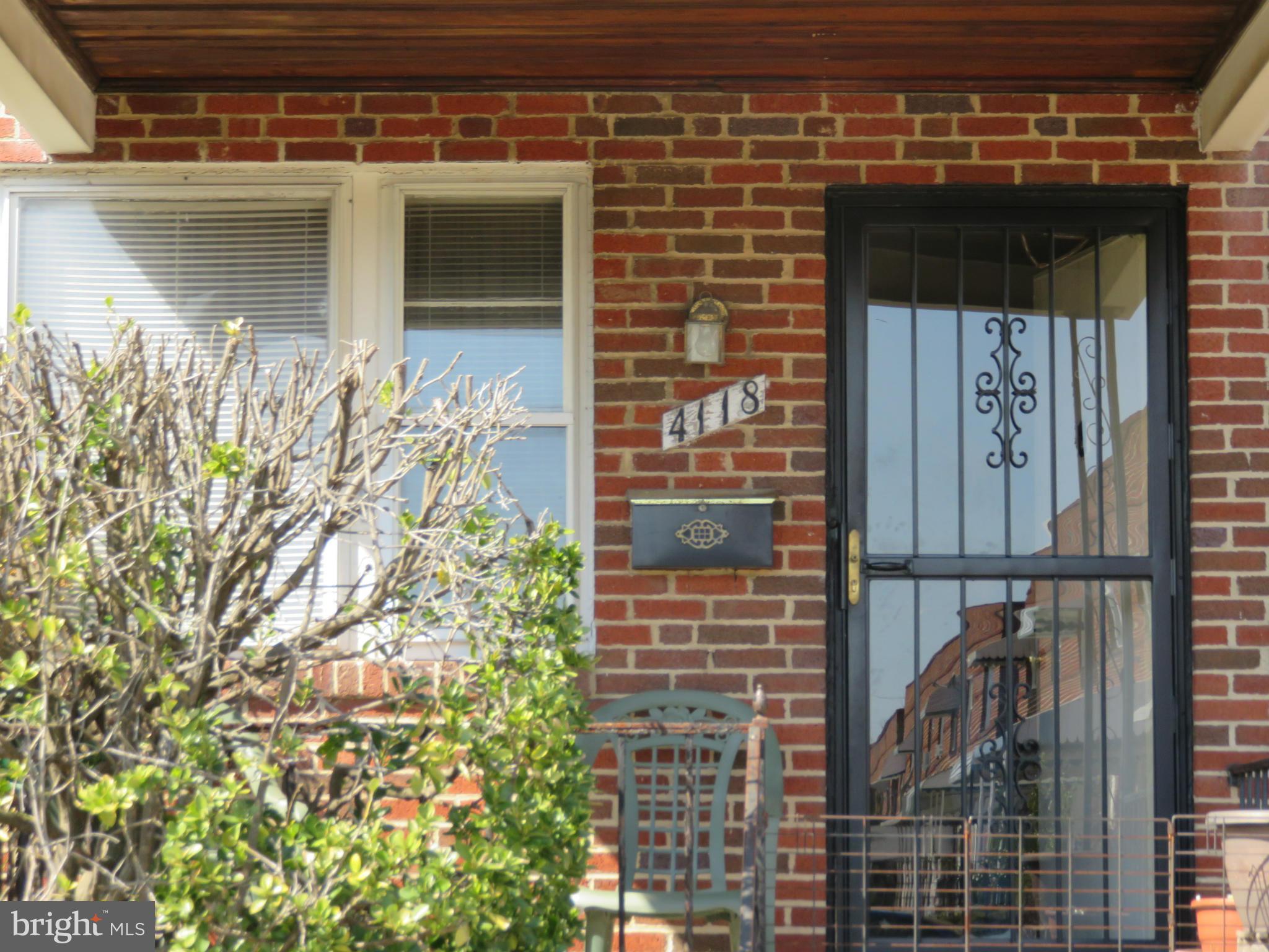 4118 Fallstaff Road Baltimore, MD 21215 - Photo 2 of 12 Exterior (Front)
