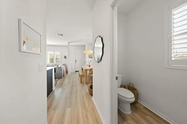 a view of street along with residential houses