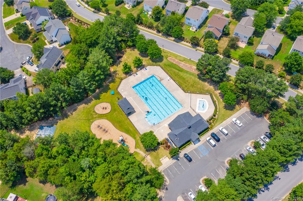 3143 Tanzanite Circle Fort Mill, SC 29708 - Photo 31 of 33 an aerial view of a house with a yard and garden
