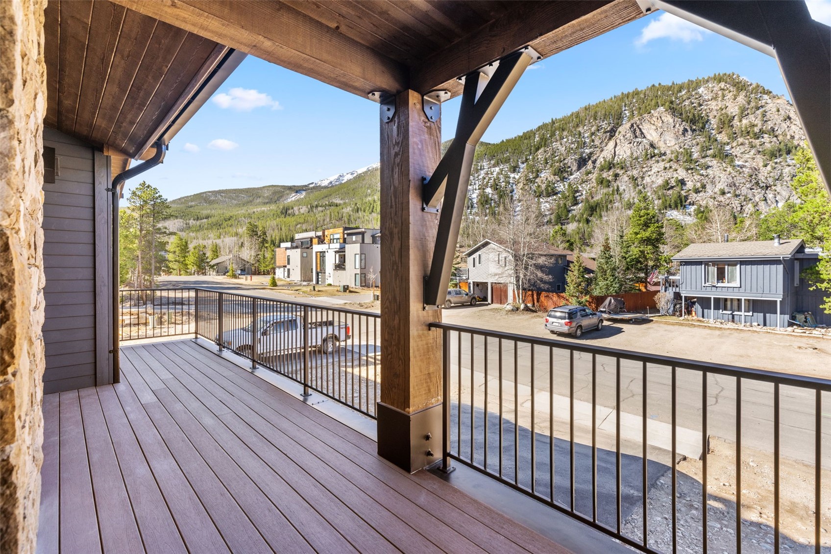 308 3rd Avenue Frisco, CO 80443 - Photo 14 of 45 a view of a balcony with wooden floor