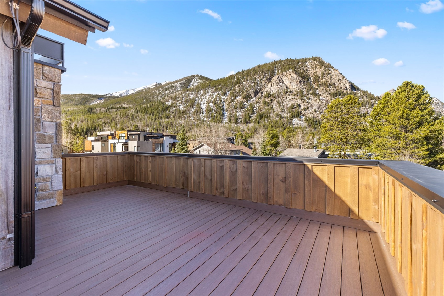 308 3rd Avenue Frisco, CO 80443 - Photo 25 of 45 a view of a balcony with wooden floor and a large window