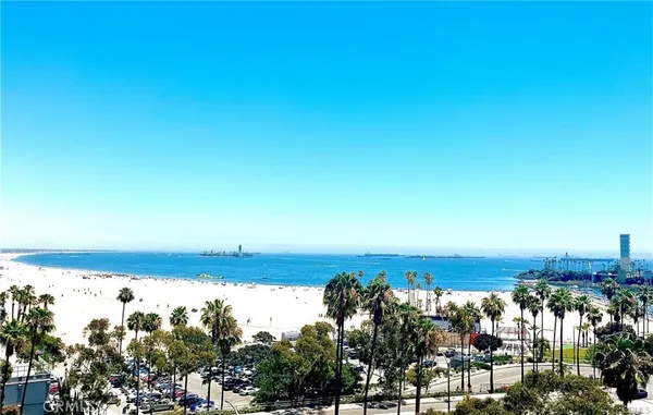 a view of ocean with a city