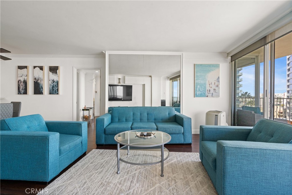 700 East Ocean Boulevard, Unit 1104 Long Beach, CA 90802 - Photo 8 of 47 a living room with furniture and a large window