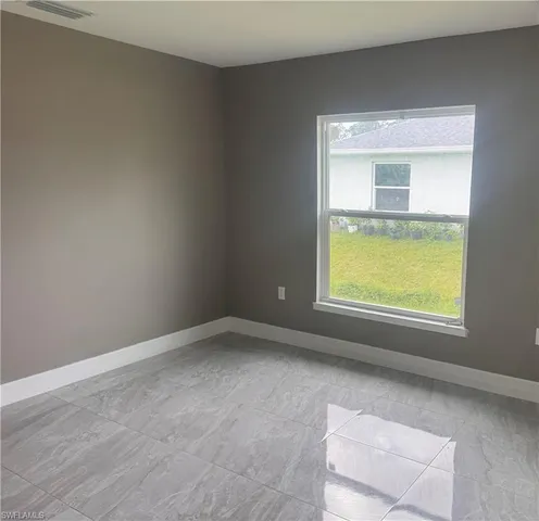 a view of room with empty racks