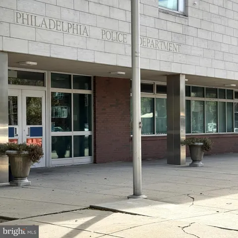a view of a entryway door of the building