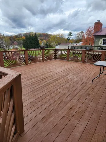 a view of a terrace with sitting area