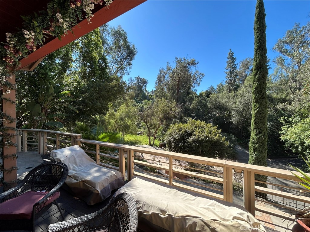 300 South Timken Road Anaheim, CA 92808 - Photo 3 of 40 a view of balcony with furniture