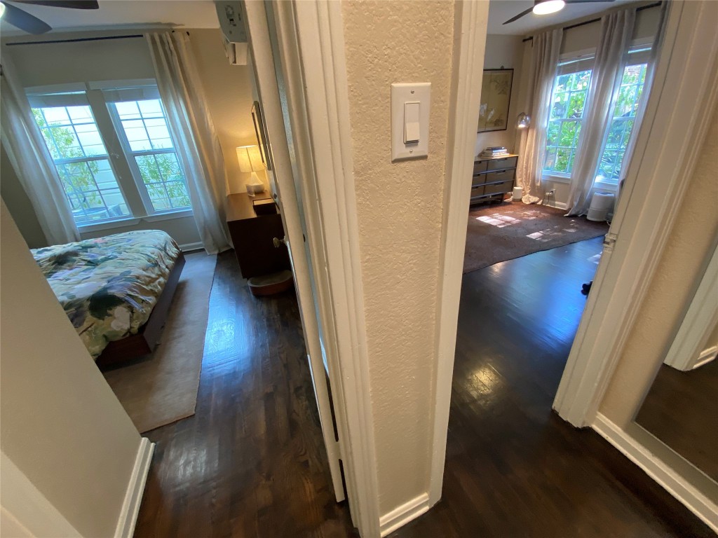 1404 West 12th Street, Unit C Austin, TX 78703 - Photo 19 of 34 a view of a hallway and a livingroom with furniture