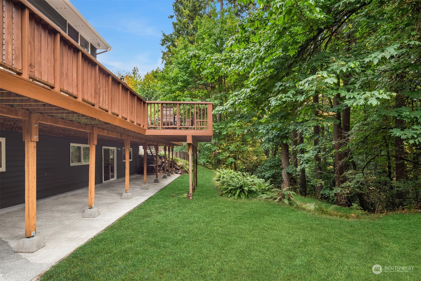 9523 Northeast 198th Street Bothell, WA 98011 - Photo 32 of 39 a view of an house with backyard porch and sitting area