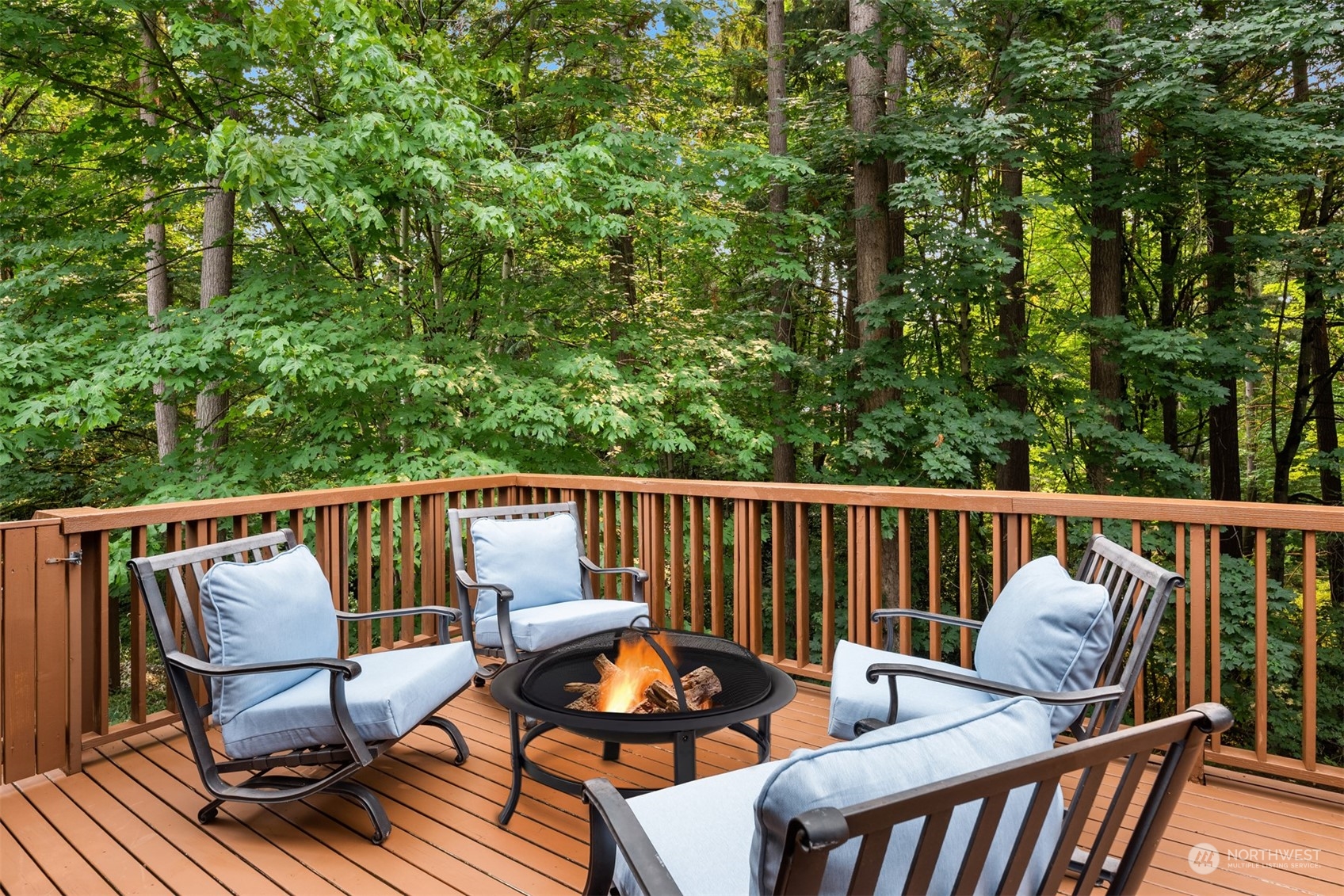 9523 Northeast 198th Street Bothell, WA 98011 - Photo 10 of 39 a view of a two chairs on the roof deck