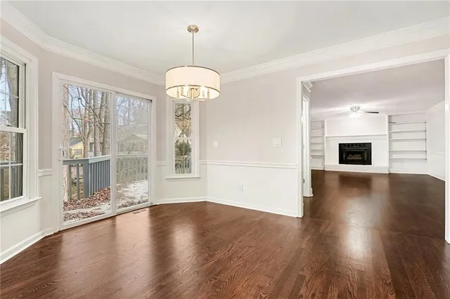 a view of a small space