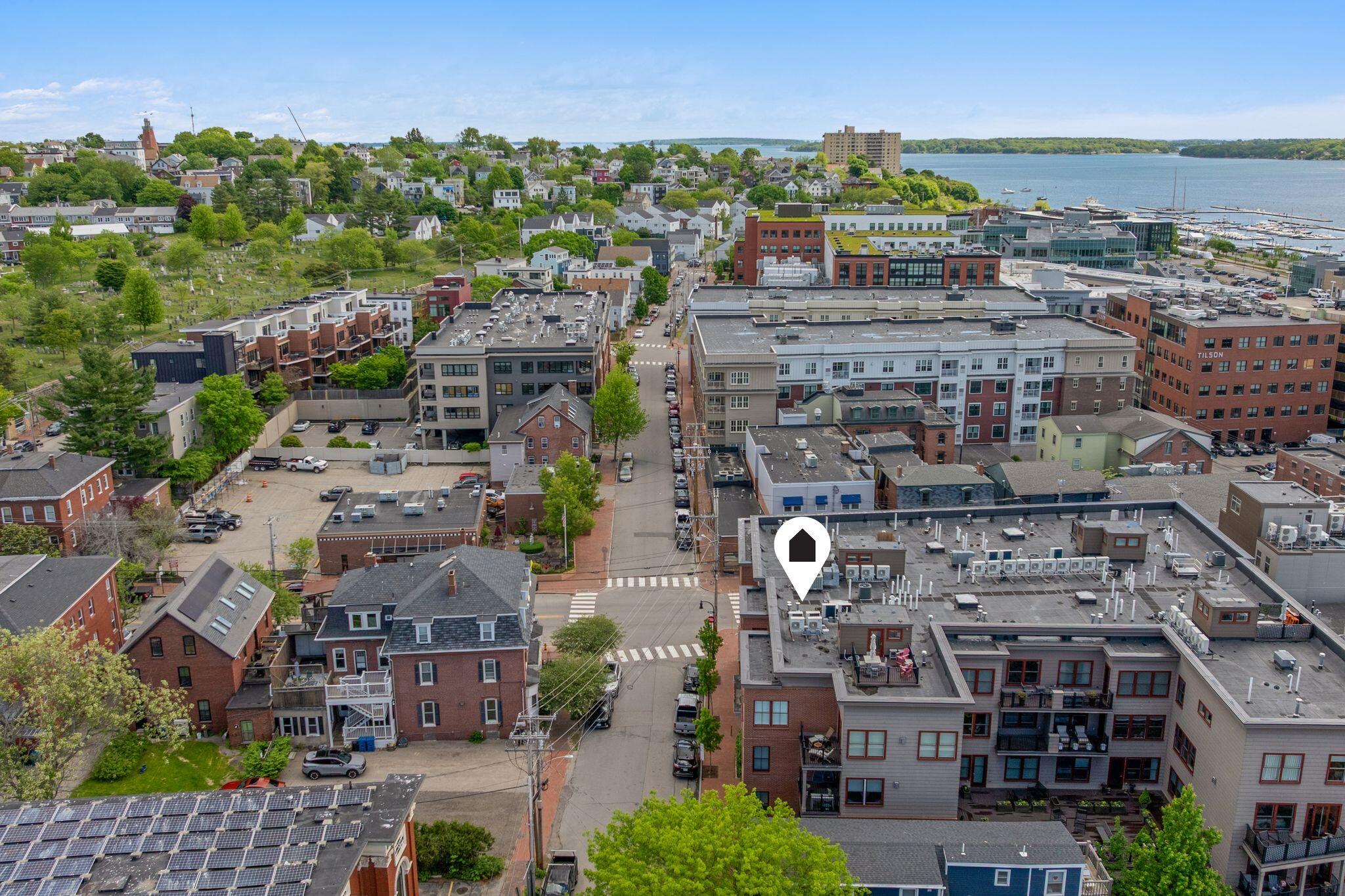62 India Street, Unit 308 Portland, ME 04101 - Photo 26 of 26 Aerial