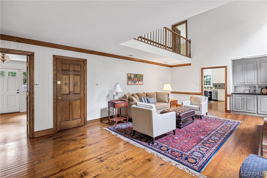 3022 River Hills Lane Midlothian, VA 23113 - Photo 11 of 45 a living room with furniture and a wooden floor