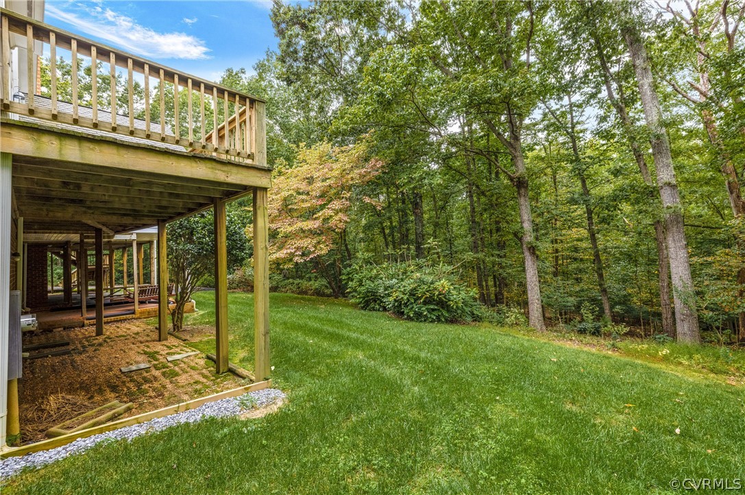 3022 River Hills Lane Midlothian, VA 23113 - Photo 45 of 45 a view of a porch with a yard