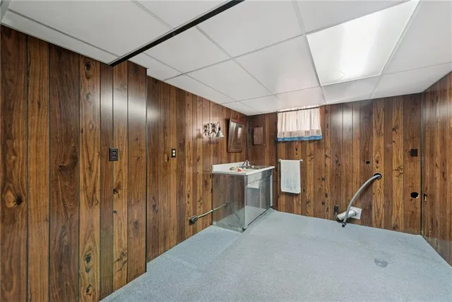 a view of a hallway with a elevator